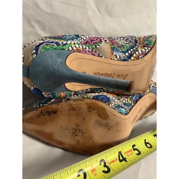 Sam Edelman Hazel Embroidered Mesh Pumps Women’s 8 Medium - Picture 8 of 8